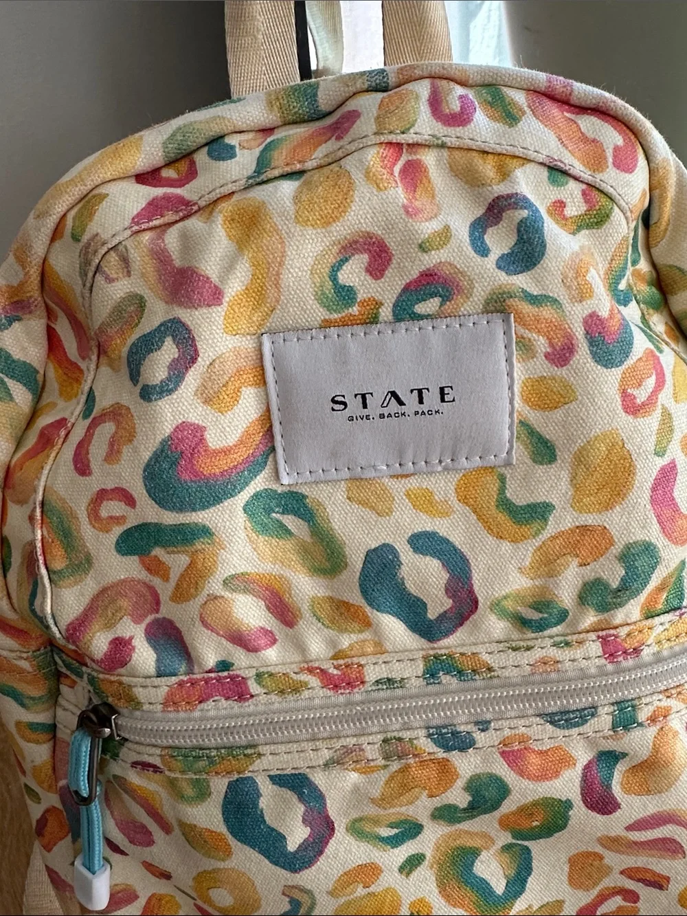 STATE Painterly Print Mini Kane Backpack